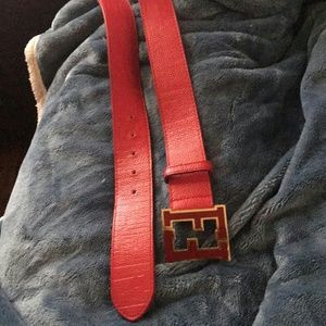 Fendi Red Belt